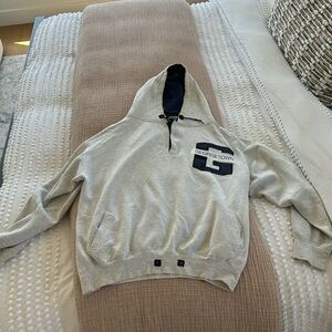 Georgetown light grey hoodie